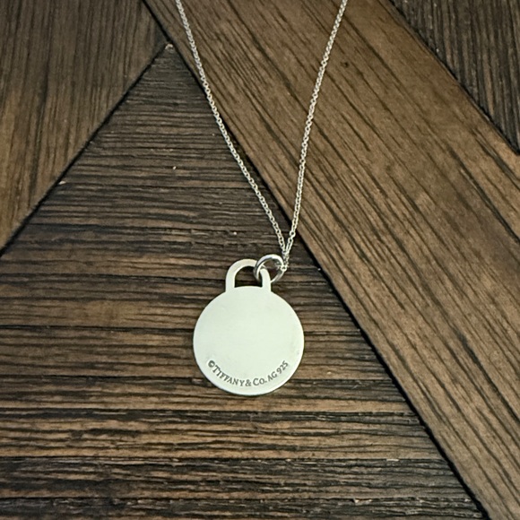 Tiffany & Co. 925 Sterling Silver Clinique Heart Pendant Necklace 18” Rare - Picture 3 of 5